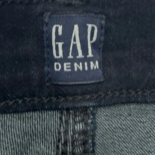 Gap Denim Jegging Indigo Blue High Rise Pants SZ 28 Tall Ankle Tied Bow - Image 4