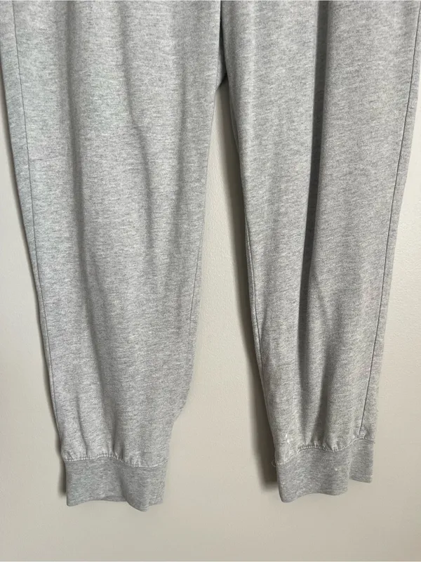 NIKE Heather Gray Joggers Sweatpants Sz L - Image 4
