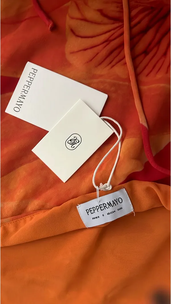 Peppermayo Maxi Dress Midafternoon Maxi Dress - Serene Orange - Image 4