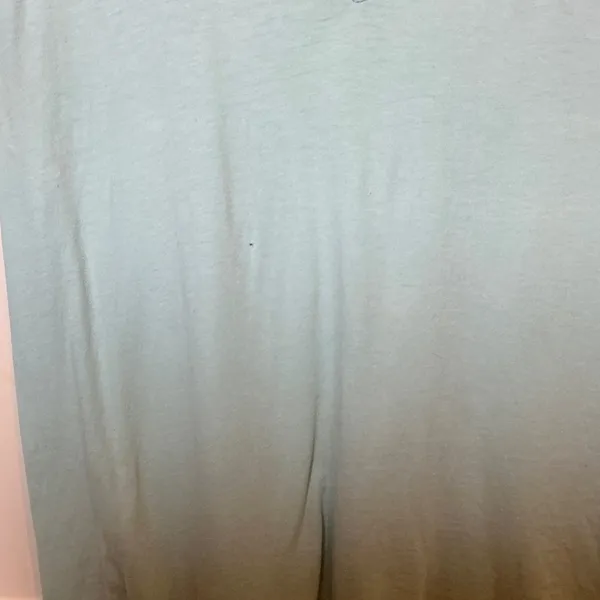 Polo Ralph Lauren Womens V-Neck T-Shirt Aqua Blue Cotton Short Sleeve Large Logo - Image 3
