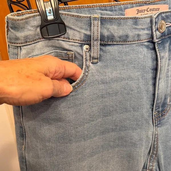 🛠️🛠️🛠️BOGOHO🛠️🛠️🛠️Juicy Couture Sky Blue Carpenter Jeans-Size 7/28 - Image 4