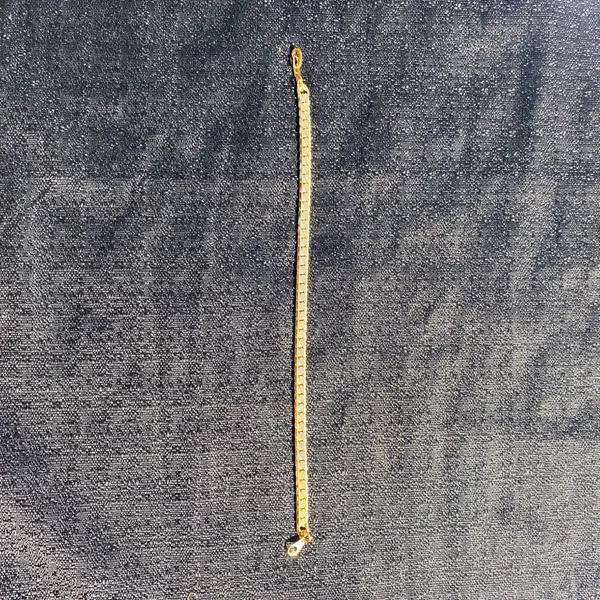 ⚜️ VTG Vintage 1990s NWOT Johnathan Paul 7” Gold Plated Franco Chain Bracelet ⚜️ - Image 12
