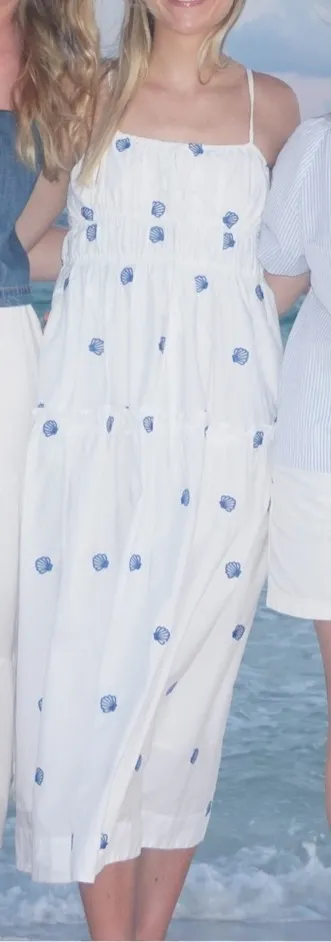 Seashell maxi dress White - Image 2