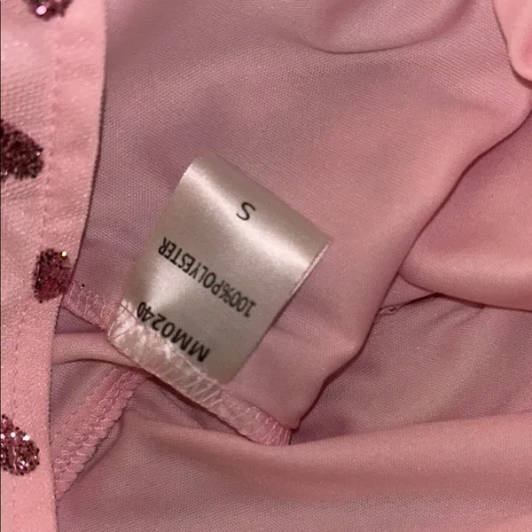 NWT Luxe Wave Size S Pink Heart Patterned Dress - Image 16