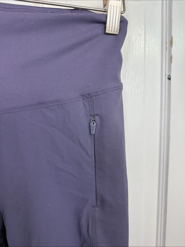 REI Coop Women’s Flash Hybrid Quick-Drying UPF 50+ Tights in Purple W2542 Sz S - Image 4