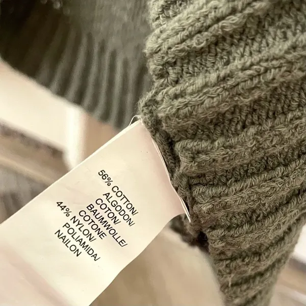 Kensie olive green long sleeved sweater S - Image 8