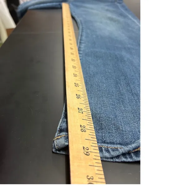 American Eagle Womens 16 Regular Kick Boot Super Stretch Blue Denim Jeans - Image 8