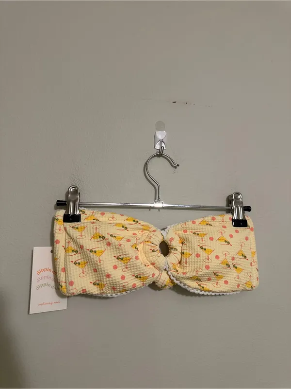 Dippin Daisy’s Lotus Bandeau Top and Taya Cheeky Bottom in Martini Yellow - NWT - Image 6