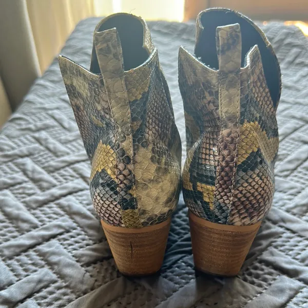Rider Girl Snakeskin Ankle Boots - Image 3