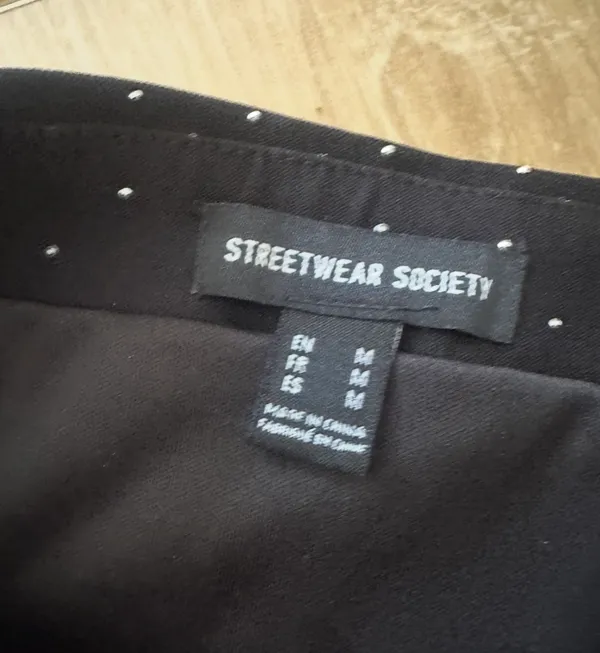 Streetwear Society Black skirt - Image 2