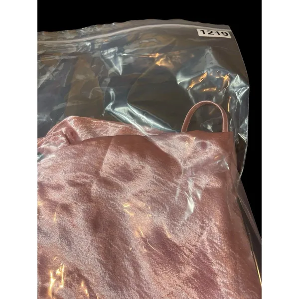 Victoria's Secret Y2K 2000s Shiny Pink Cowl Neck Spaghetti Strap Sleeveless Top S - Image 13
