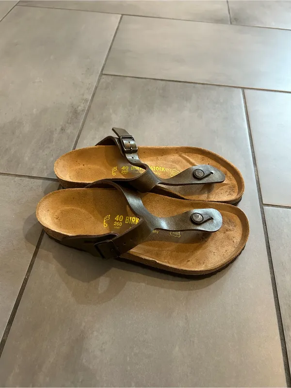 Birkenstock Women's Gizeh Thong Sandals | Brown - Image 5
