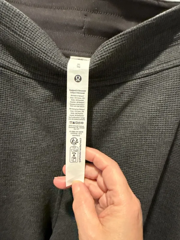 Lululemon Waffle-Knit Wide-Leg Track Pants - Dark Gray - Image 2