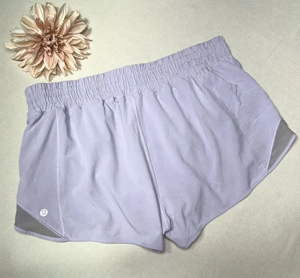 Lululemon Hotty Hot High Rise Athletic Shorts Lavender Dew Purple Size 12 - Image 8