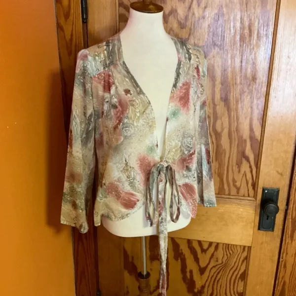 Vintage earthy 70s cover up - Image 5