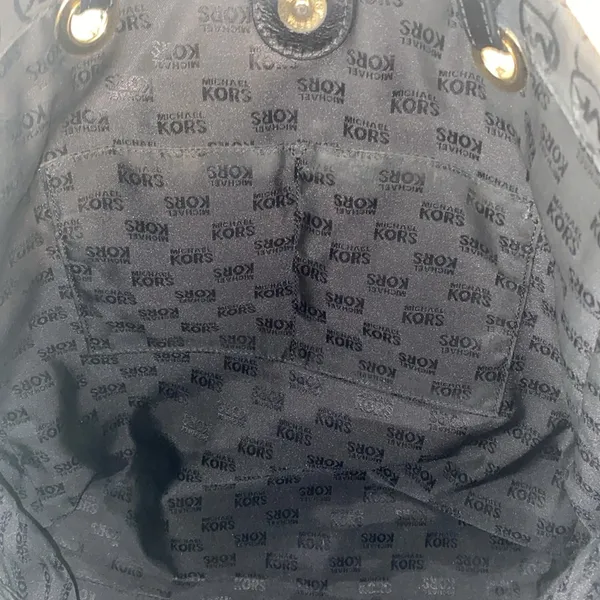 Michael Kors black Signature Logo tote bag - Image 7
