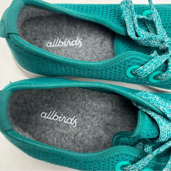 Allbirds Tree Skippers Women's Size‎ 5 Teal Green Boat Tennis Shoes Sneakers - Image 2