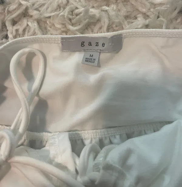 Gaze White Top Size M - Image 2