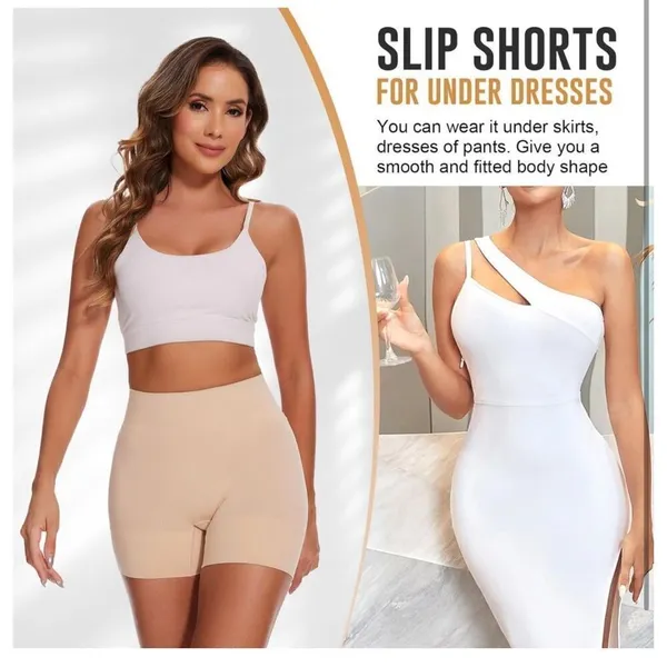 NEW Shapewear Shorts Anti Chafing Boyshorts Seamless Slip Shorts L - Image 7
