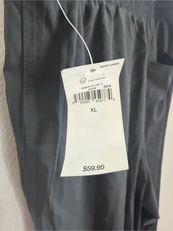 GAP Black Drawstring Track Pants - Image 4