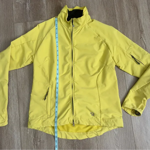 Mountain Hardwear Front Zip Jacket Women’s Size Medium Yellow - Image 15