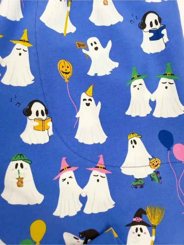 Bedhead PJs X Anthropologie That’s The Spirit Ghost Halloween Classic Jersey Set - Image 11