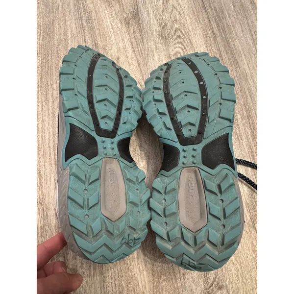 Saucony Womens Excursion TR 16 Trail Running Shoes Gray Teal Size 9.5‎ - Image 5