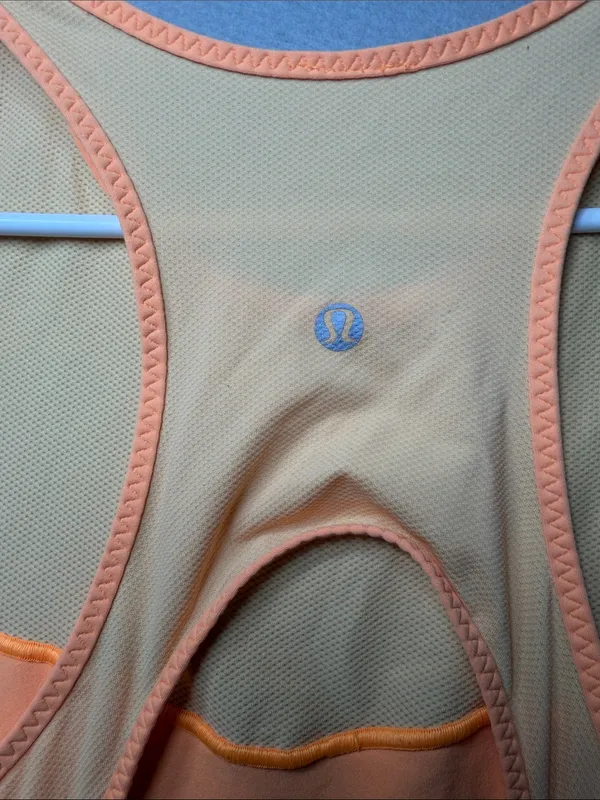 lululemon athletica Peach and Orange Racerback Tank - Image 3