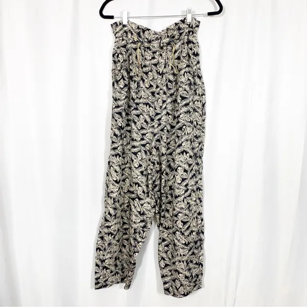 Free People Movement Point Break Printed Paperbag Waist Balloon Pants: Tropical - Image 2