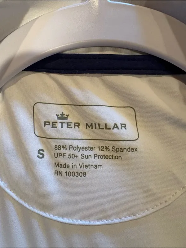 Peter Millar women's performance quarter-zip sun shirt/pullover size S - Image 8