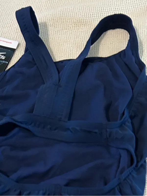 SPEEDO  ProLT Solid One Piece, Navy Blue, Size 30, NWT - Image 6