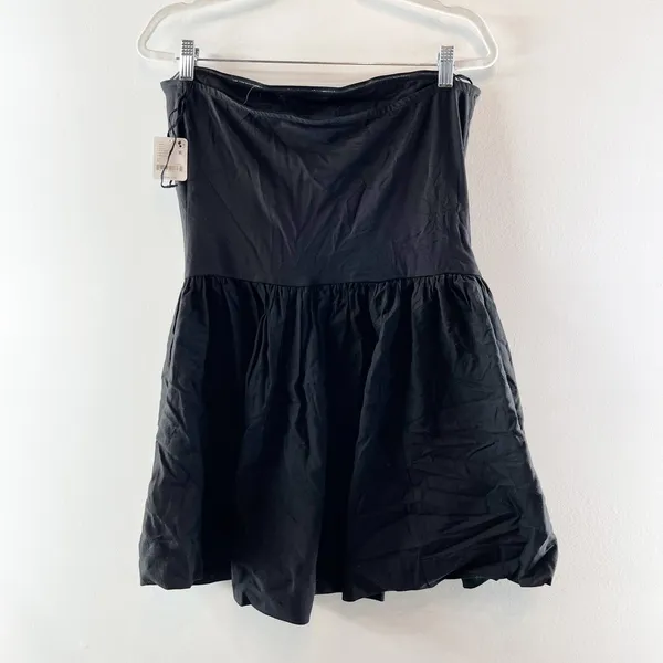 Free People Onda Drop Waist Tube Strapless Fit and Flare Mini Dress Large - Image 5