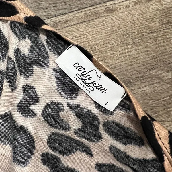 Carly Jean Los Angeles small animal print cardigan - Image 10