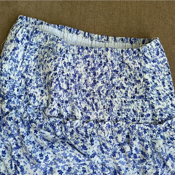 Garage Blue Floral Mini Skirt - Image 2