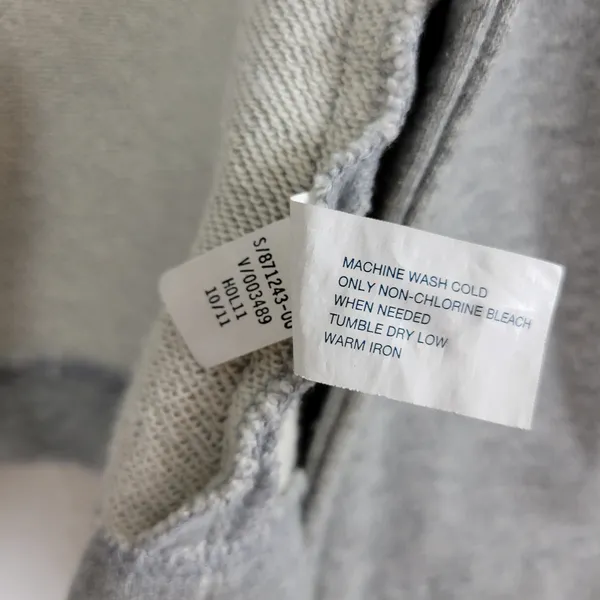 Gap Women's Coat Jacket Medium Gray Double Breasted Button Pockets Lined - Image 4