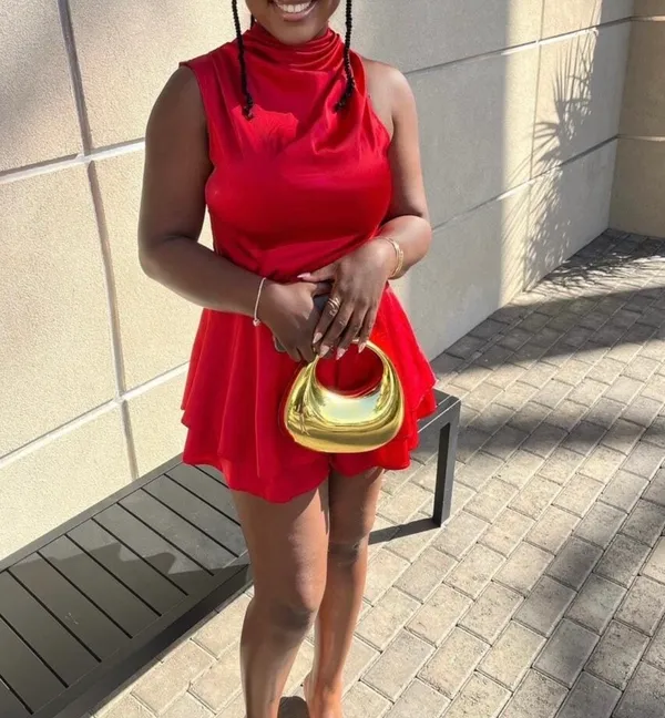 Shein Red Mini Dress - Image 3