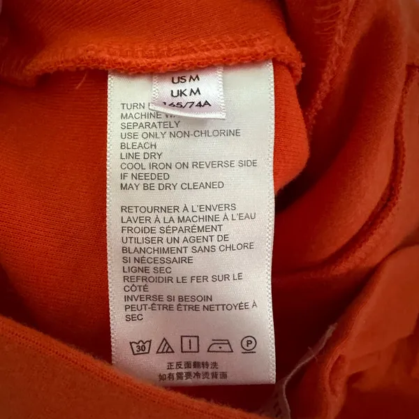 Urban Outfitters Orange Flare Pants‎ High Rise Retro Wide Leg Women’s M - Image 9