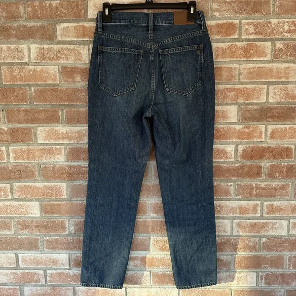 NWOT Madewell Perfect Vintage Jeans Metallic Tuxedo Glitter Stripe - Image 6