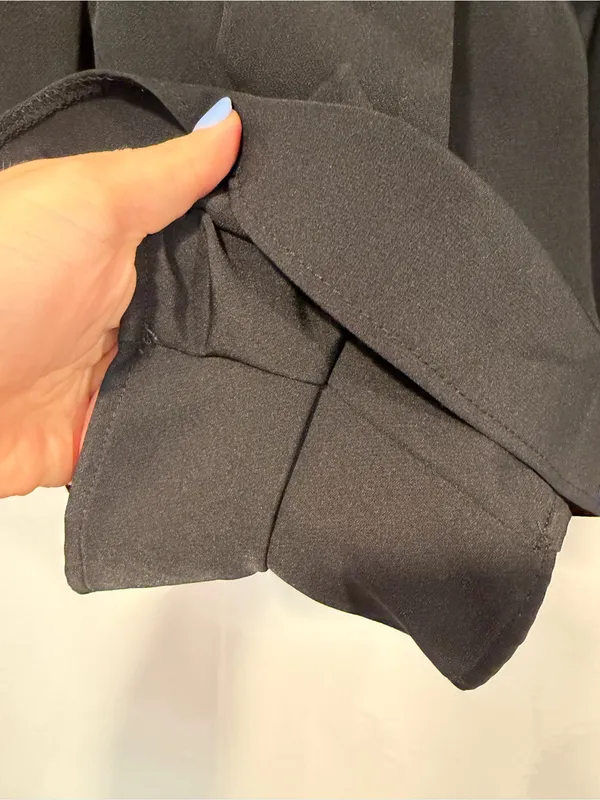 Black‎ Zara Flounce Skort with Tie Waist - Image 2