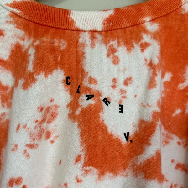 NWOT Clare V Tie Dye Puff Sleeve Sweatshirt - Image 12