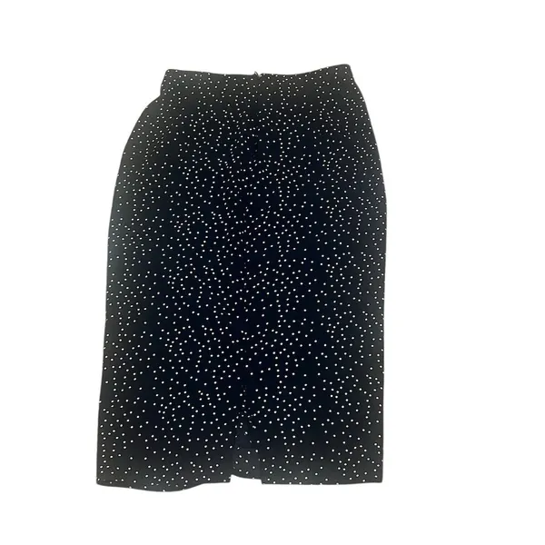 Zara Women's Black Polka Dot Midi Skirt Size Standard S Casual - Image 2