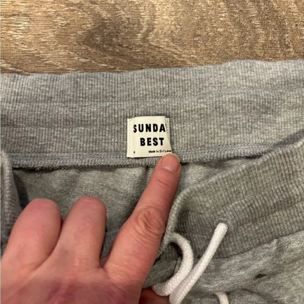 Aritzia Sunday Best Light Gray Joggers - Image 2