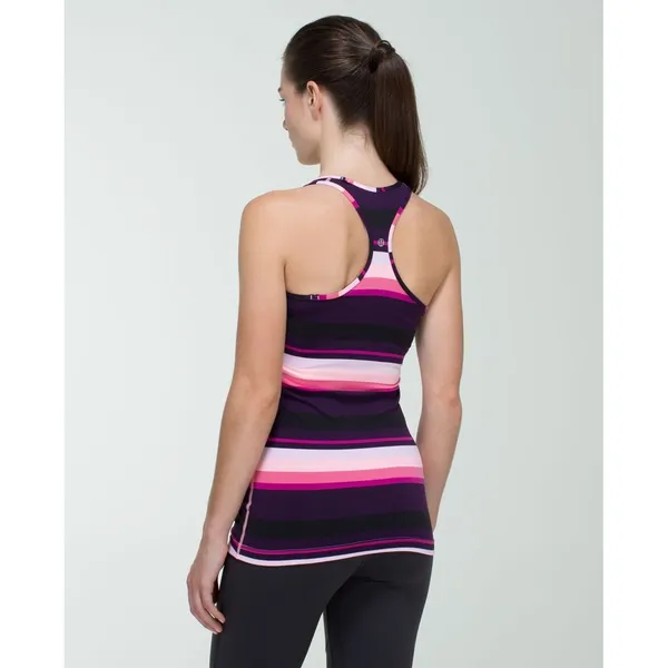 Lululemon cool‎ racerback Pink, purple Sz 4 - Image 2