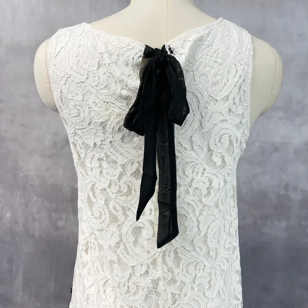 Womens Lace Tulle Dress M Coquette Balletcore Romantic Twee Dark Coquette Party - Image 6