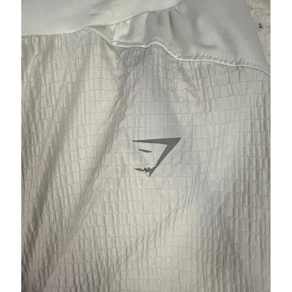 Gymshark Shorts Women Medium Gray/Green Lined 2‎ In 1 Running Training Workout - Image 5