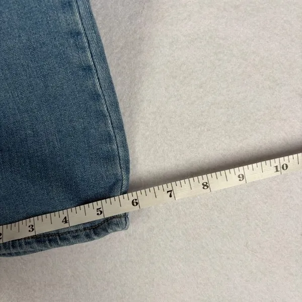 Levi's 724 High Rise Straight Crop Jeans Women's 24 Light Wash Casual Denim euc - Image 8
