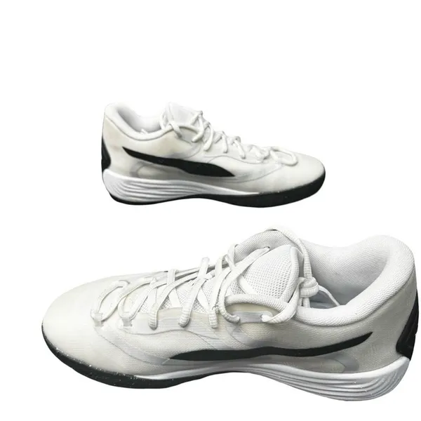 PUMA Stewie 2 Team Womens Basketball Sneakers White Black Size 9 Brand New - Image 3