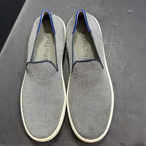 Rothy's Minimalist Preppy Designer The Original Slip On‎ Sneaker 8 Anchor Navy - Image 6