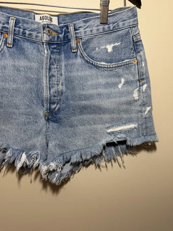 Agolde Parker Cut-Off Shorts Swapmeet - Image 4