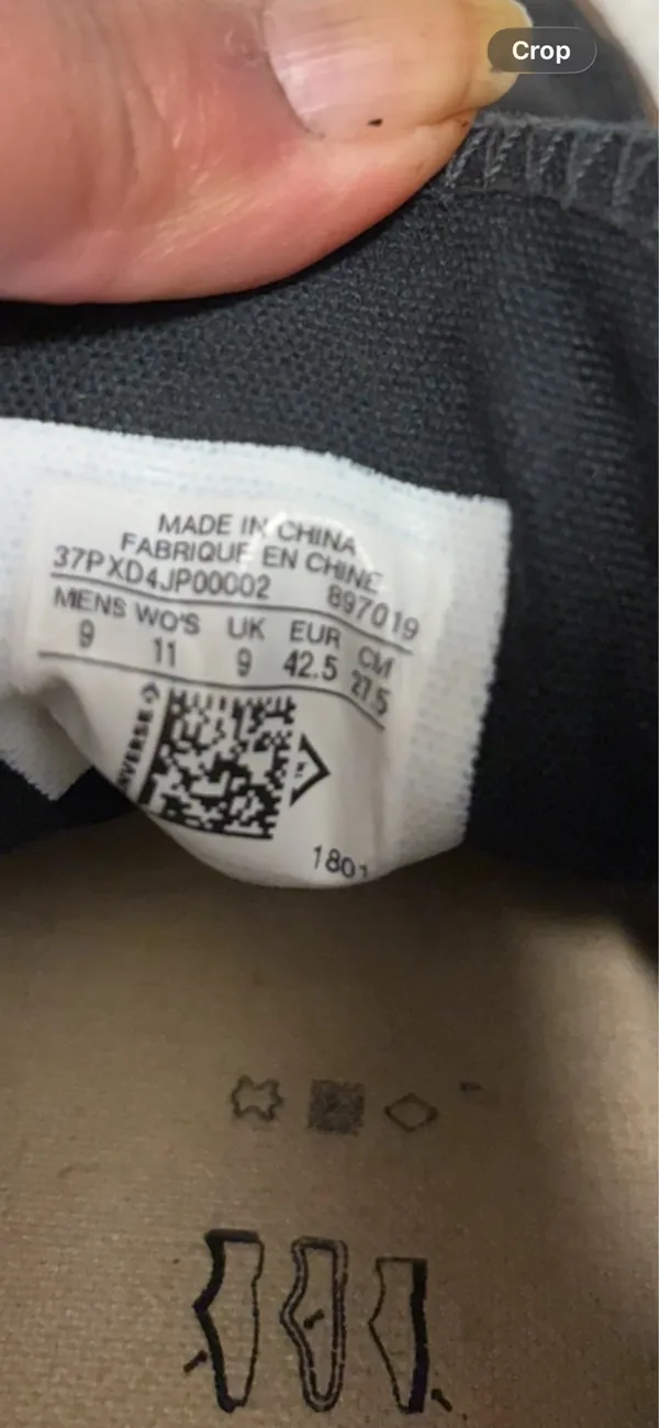Black leather Converse Sneakers Sz.Men - Image 7